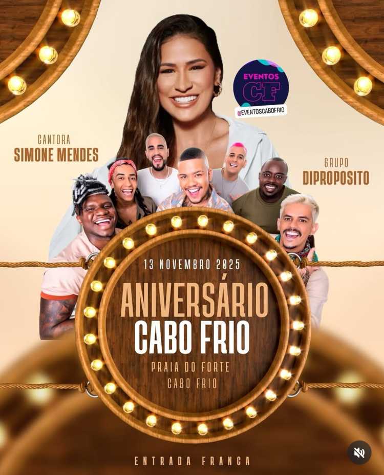 ANIVERSÁRIO CABO FRIO